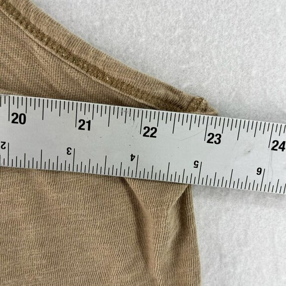 J.Crew Tank Top Women's Sz 2X Brown Plain Basic Scoop Neck Racerback Lightweight - Picture 3 of 9
